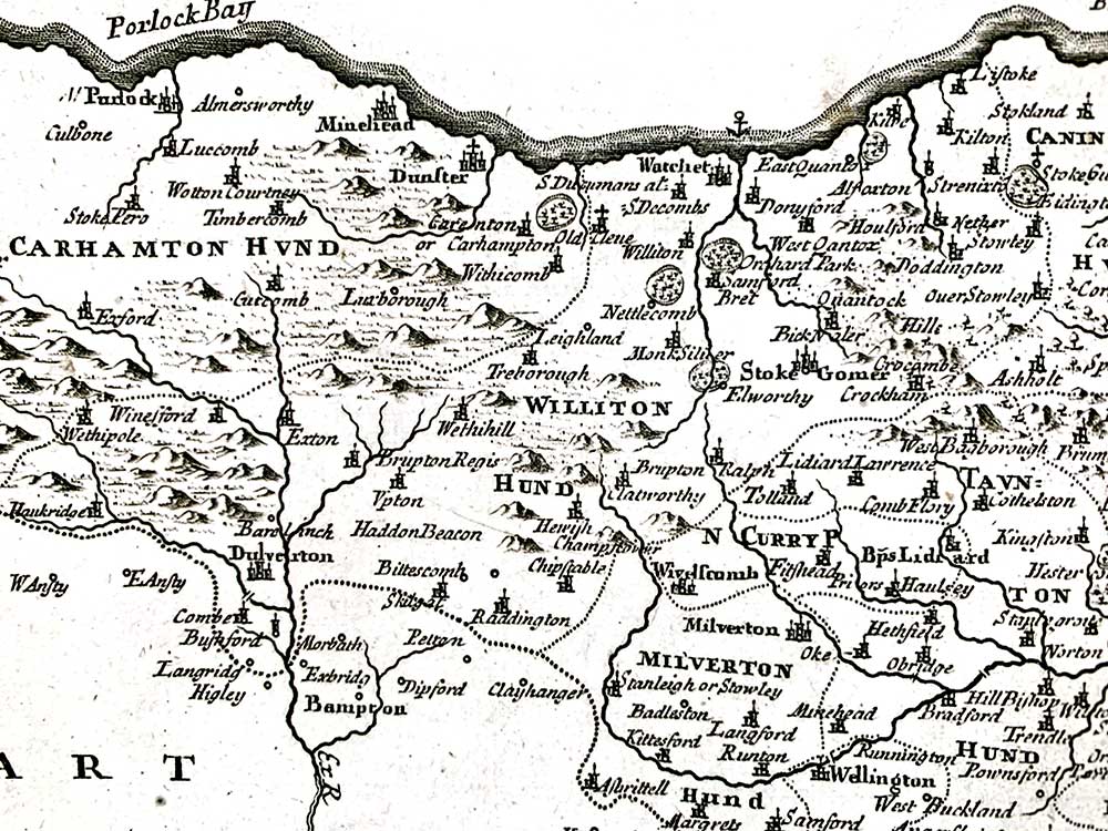 Literary Somerset map
